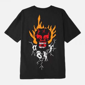 (163633079) 스켈레톤 헤비웨이트 피그먼트 반팔티 BLACK